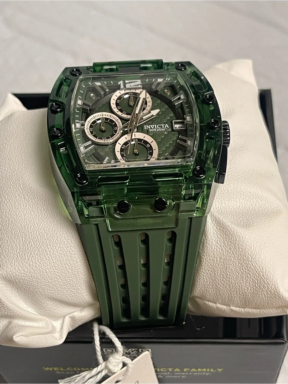 Invicta S1 Rally Men's Watch - 42mm, Green & Silver new